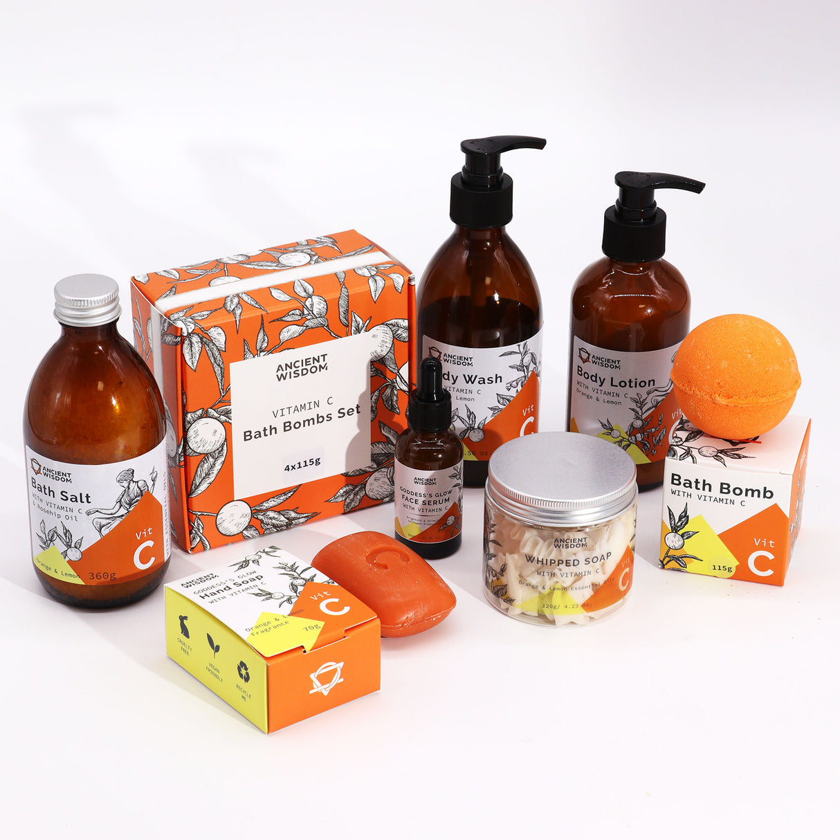 Vitamin C Bath Bomb With Essential Oils