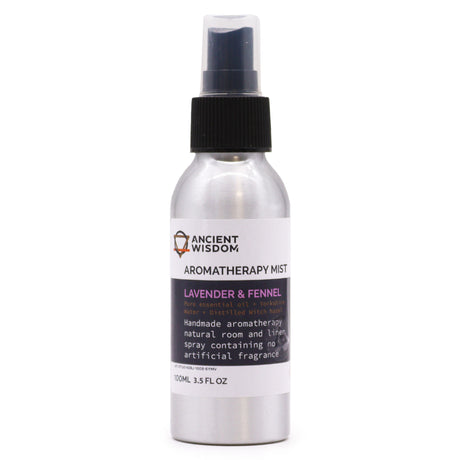 Essential Oil Spray - Lavender & Fennel 100ml - SHAMTAM.COM