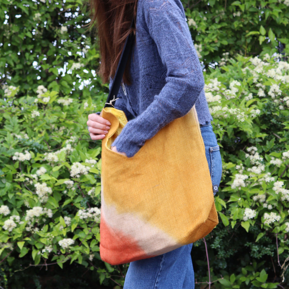 Sac fourre-tout épaule Mélange doux Curcuma