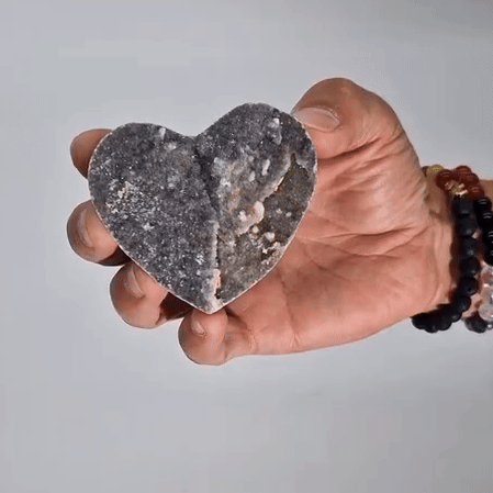Calciet Hart Groot Natuurlijk Kristal