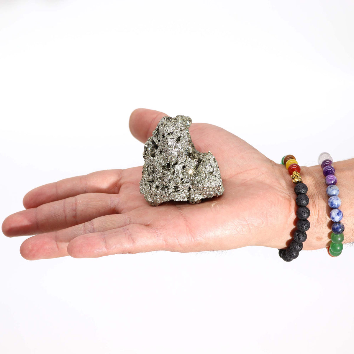 Pyrite Crystal Peruvian 55 to 65mm 100-135g