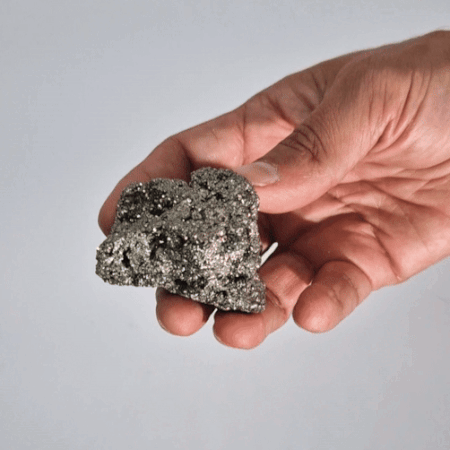 Pyrite Crystal Peruvian 55 to 65mm 100-135g