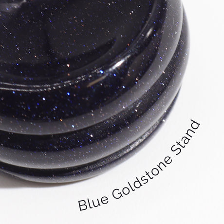 Ametyst Krystal Kugle med Goldstone Stativ Jupiter