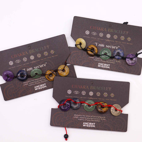 Chakra String Bracelet - Large Donuts