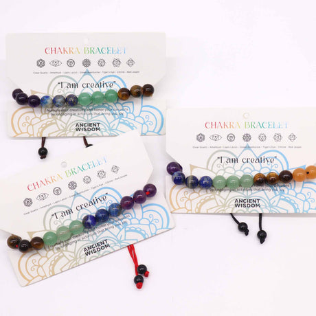 Chakra String Bracelet - 21 Stones