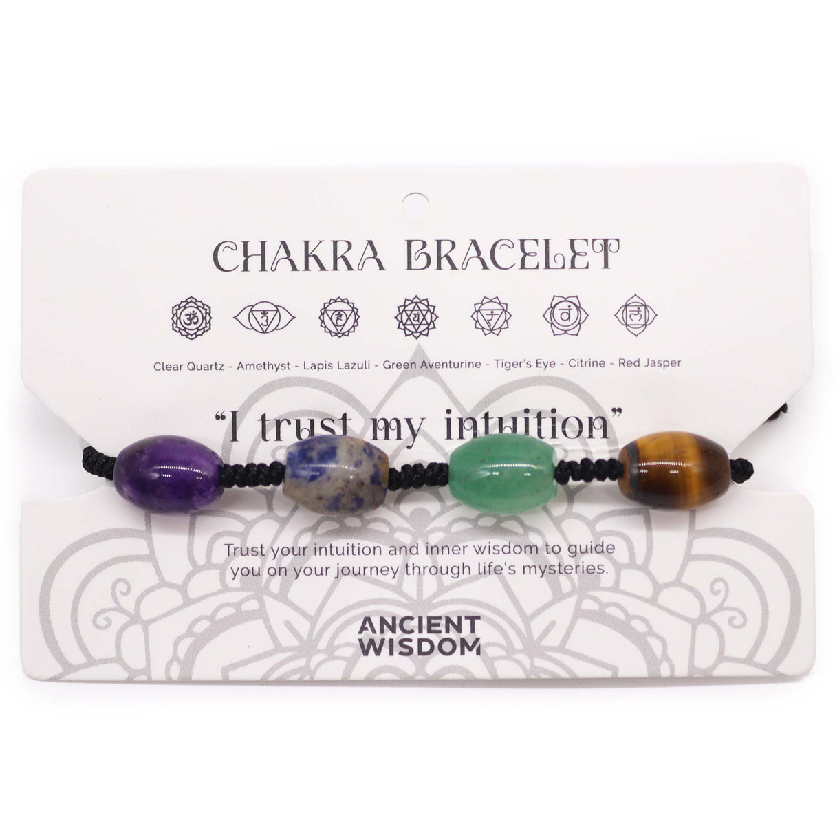 Chakra-String-Armband - Perlen