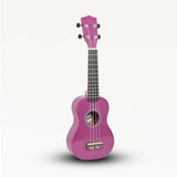 Handcrafted Bright Pink 4-String Ukulele - Artisan Made in Indonesia for Exceptional Sound Quality