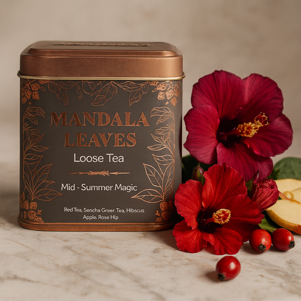 Mid-Summer Magic Pu-erh Sencha Hibiscus Loose Leaf Tea
