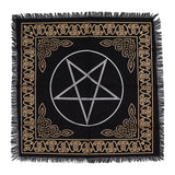 Esoteric Fringed Altar Cloth -  Pentagon