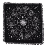 Esoteric Fringed Altar Cloth - Horoscope