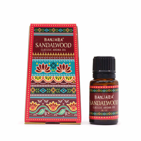 Sandelholz Duftöl 10ml – Banjara