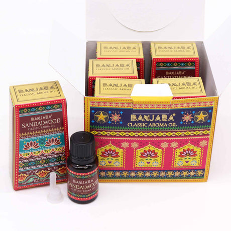 Sandelholz Duftöl 10ml – Banjara