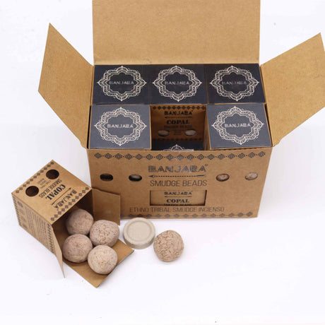 Натуральные бусины для окуривания Copal, Banjara