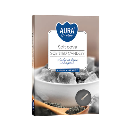 Duftlys Tealight – Saltgrotte