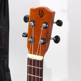 Handcrafted Blue Sunburst Ukulele - 4-String Instrument with Stunning Finish and Resonant Sound