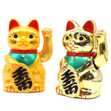 Maneki Neko Money Cat Gold 15cm