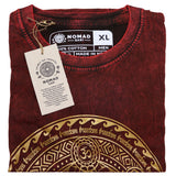 Тениска Stone Washed – Бордо Chakra XL