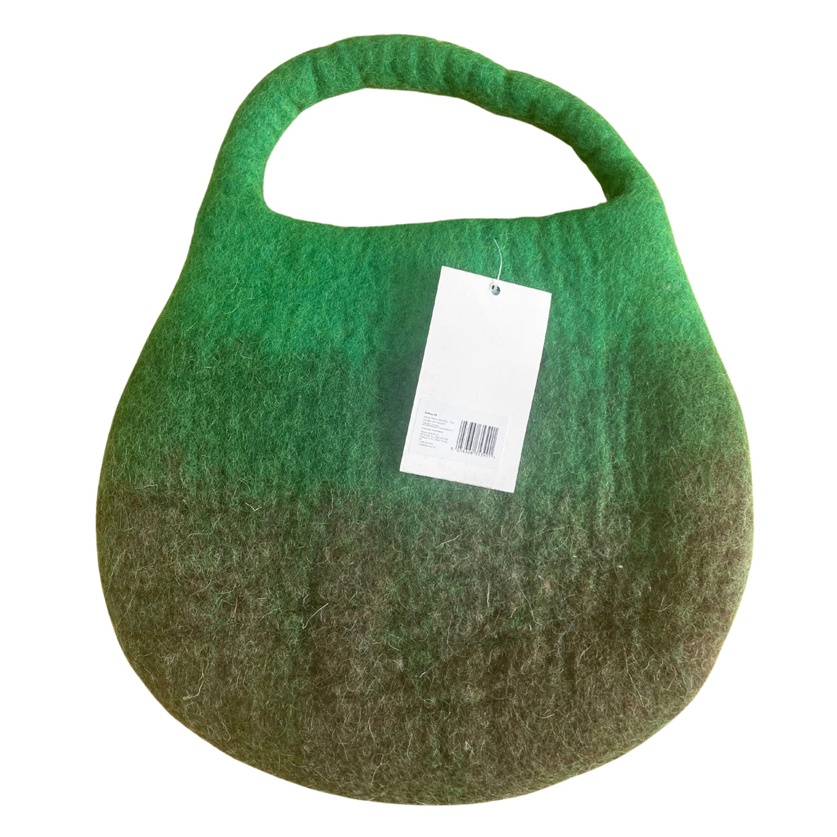 Torba z filcowaną pszczołą na wodę – jedna rączka z magnesem – Garden Greens
