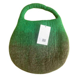 Torba z filcowaną pszczołą na wodę – jedna rączka z magnesem – Garden Greens