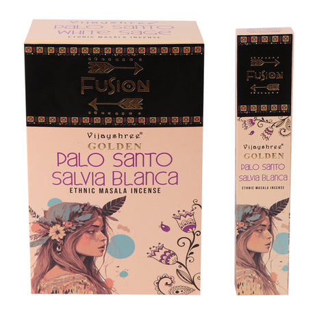 Suitsuketikut Palo Santo ja valkoinen salvia 15g