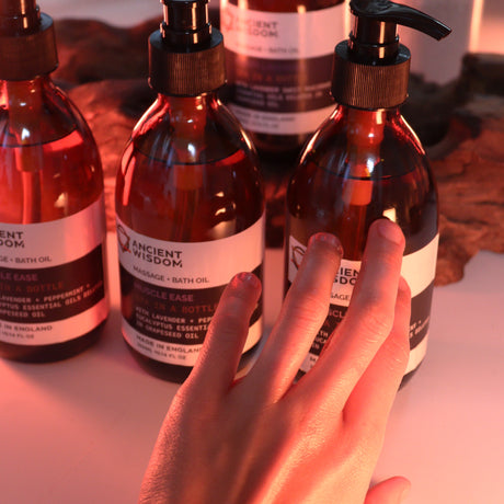 Massageöl Muskelentspannung Lavendel Pfefferminze Eukalyptus 300ml