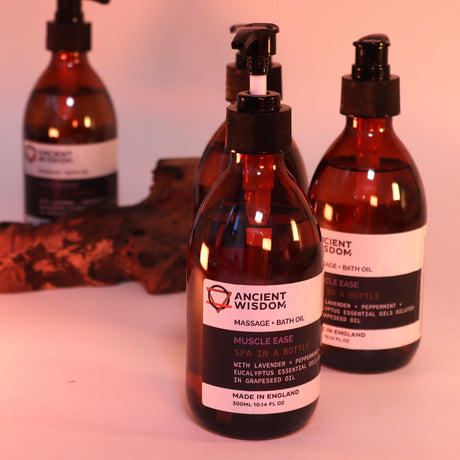 Massageöl Muskelentspannung Lavendel Pfefferminze Eukalyptus 300ml