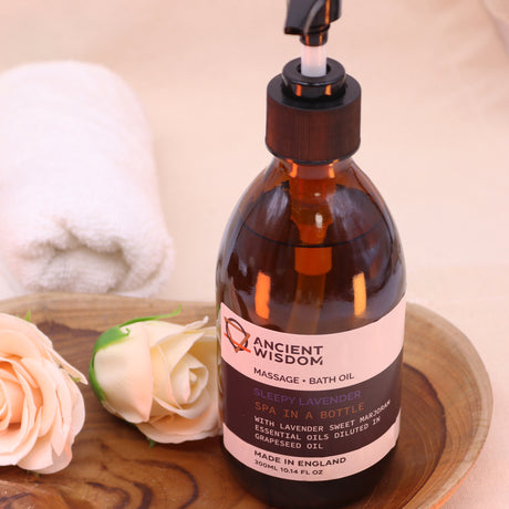 Aromatherapie Massage- und Badeöl Lavendel 300ml