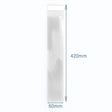 Clear Poly-Prop Bags 420 × 60 mm, Pack of 500