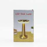 Copper Touch Table Lamp, USB‑C Rechargeable Cordless LED