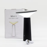 Matte Black Mushroom Touch Dimmable USB‑C Table Lamp