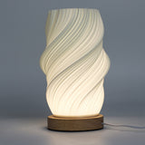 USB 3-Level Dimmable Table Lamp Pleated Shade