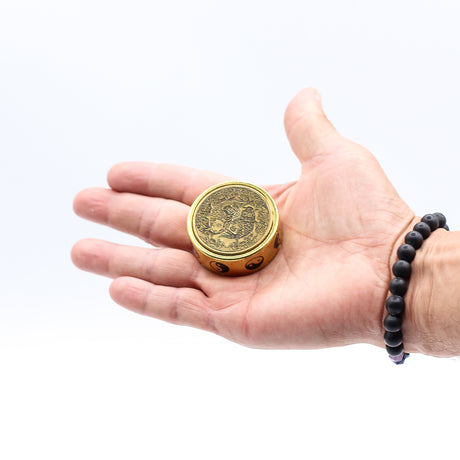 Feng Shui Bagua Yin Yang Metall Schmuckkästchen