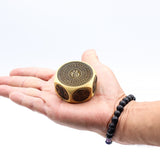 Dés dragon Feng Shui en laiton – talisman de prospérité