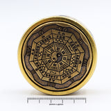 Boîte à bibelots Feng Shui Bagua Yin Yang en métal