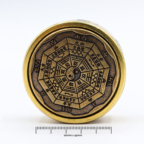 Feng Shui Bagua Yin Yang Metall Schmuckkästchen
