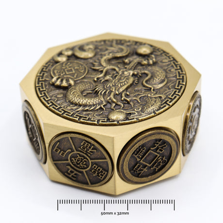 Feng Shui Bagua Drachen Glückskatze Schmuckkästchen