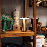 Copper Touch Table Lamp, USB‑C Rechargeable Cordless LED