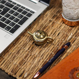 Messing Feng Shui Drachen Teekanne Entscheidungsspinner