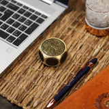 Dés dragon Feng Shui en laiton – talisman de prospérité
