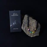Lava Stone Chakra Gemstone Mala Necklace