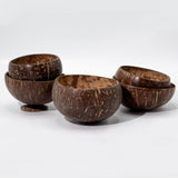 Taça de Batidos Ecológica Artesanal de Casca de Coco, Média
