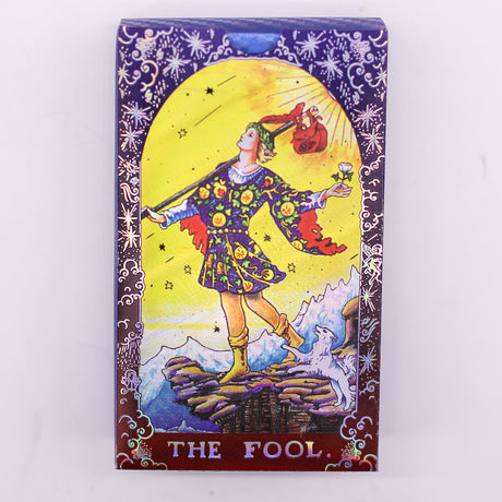 Kék-arany fólia mandala tarot kártyák útmutatóval