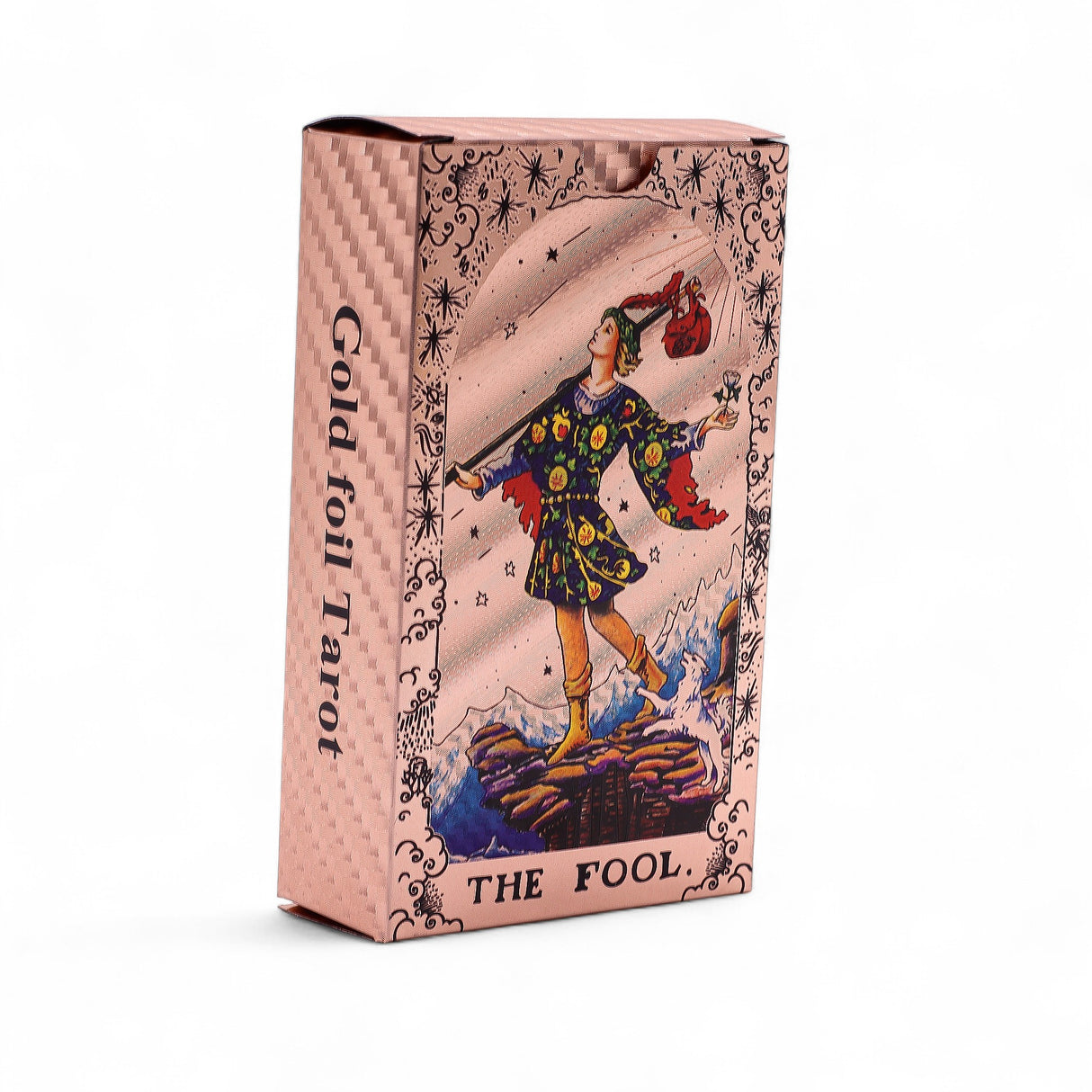 Jeu de tarot phases de lune or rose avec guide