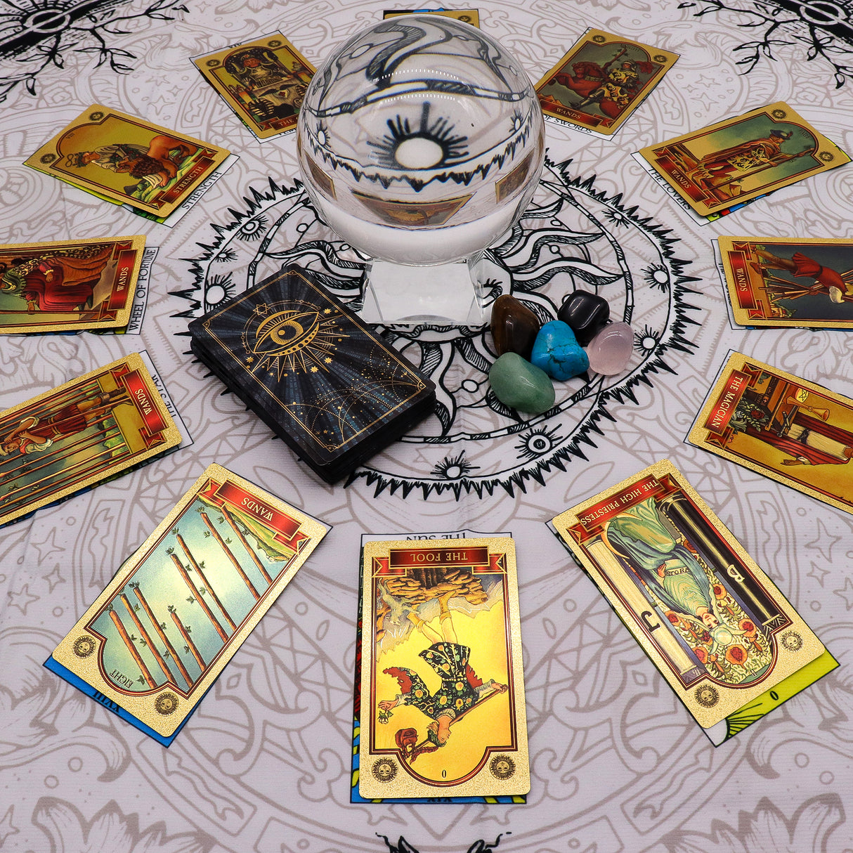 Tarot Altaardoek Leesmat Levensboom