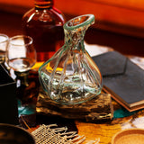 Molten Glass on Root Wood Vase 24cm