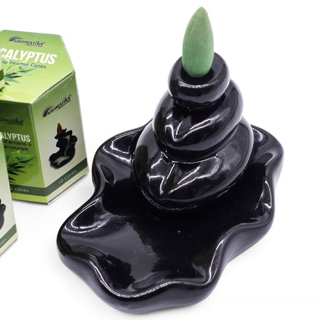 Eucalyptus Backflow Wierookkegels Set van 10 Masala