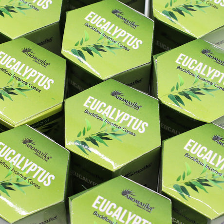 Eucalyptus Backflow Wierookkegels Set van 10 Masala