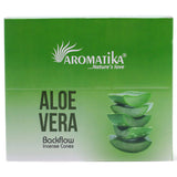 Cones de Incenso Backflow Aloe Vera, Pack de 10