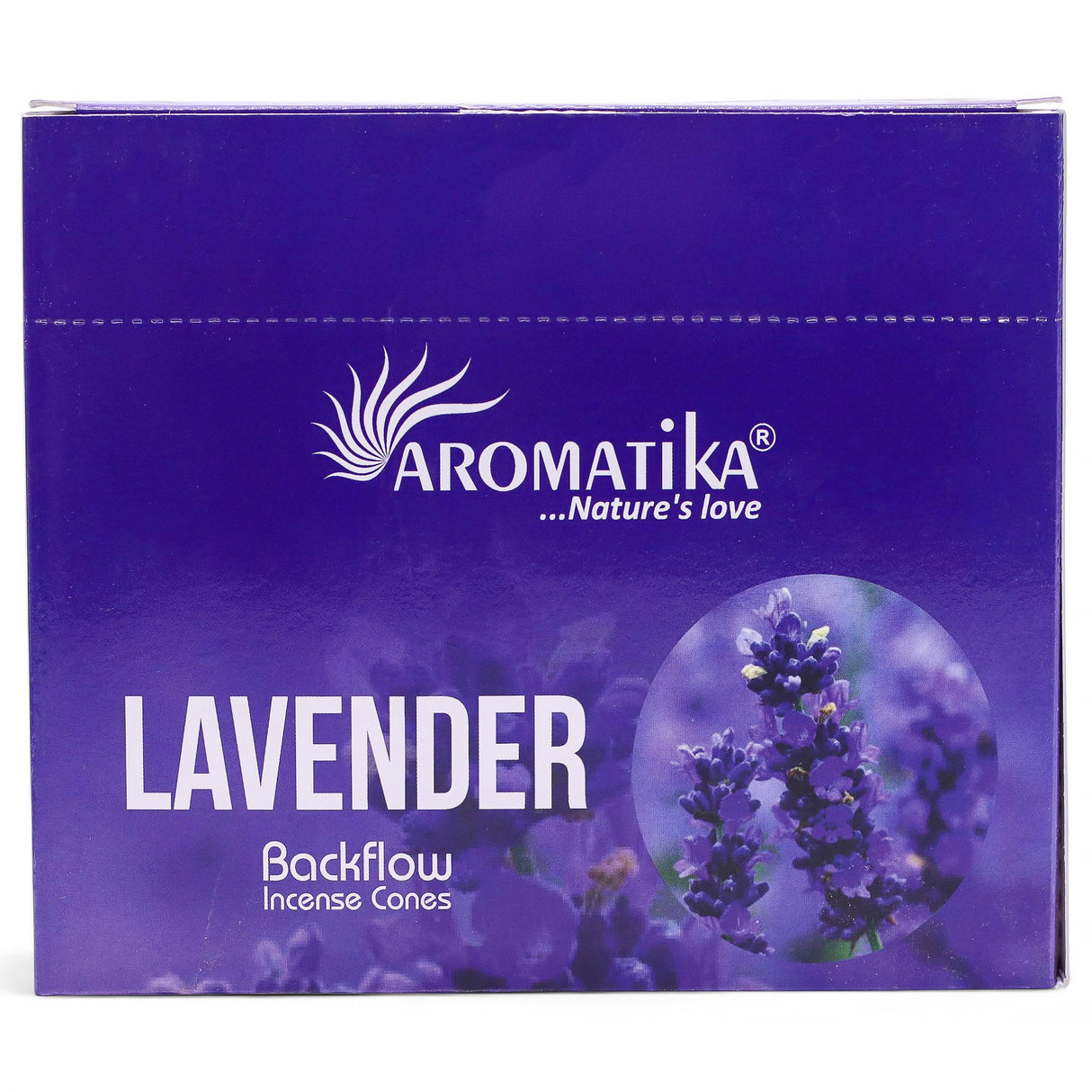 Cones de Incenso Backflow Lavanda, Pack de 10 Aromatika
