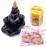 Cones de Incenso Backflow Coco Manga 10 Cones Aromatika